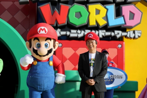 画像ギャラリー No.004のサムネイル画像 / USJの新エリア「SUPER NINTENDO WORLD」グランドオープンセレモニーが開催。宮本 茂氏が,現実に再現されたマリオの世界への思いを語った
