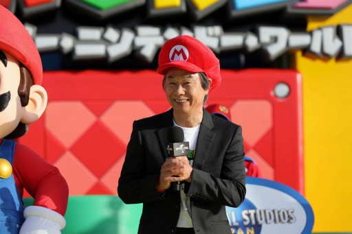 画像ギャラリー No.006のサムネイル画像 / USJの新エリア「SUPER NINTENDO WORLD」グランドオープンセレモニーが開催。宮本 茂氏が,現実に再現されたマリオの世界への思いを語った