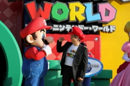 画像ギャラリー No.008のサムネイル画像 / USJの新エリア「SUPER NINTENDO WORLD」グランドオープンセレモニーが開催。宮本 茂氏が,現実に再現されたマリオの世界への思いを語った