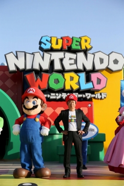 画像ギャラリー No.010のサムネイル画像 / USJの新エリア「SUPER NINTENDO WORLD」グランドオープンセレモニーが開催。宮本 茂氏が,現実に再現されたマリオの世界への思いを語った
