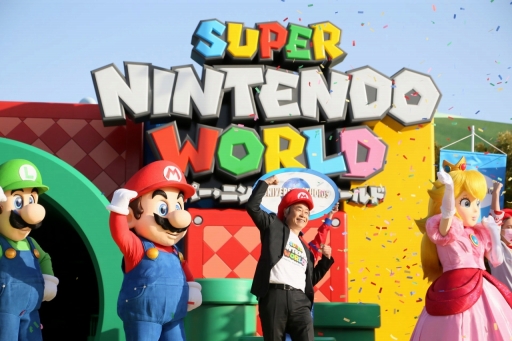 画像ギャラリー No.011のサムネイル画像 / USJの新エリア「SUPER NINTENDO WORLD」グランドオープンセレモニーが開催。宮本 茂氏が,現実に再現されたマリオの世界への思いを語った
