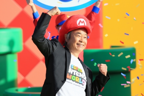 画像ギャラリー No.020のサムネイル画像 / USJの新エリア「SUPER NINTENDO WORLD」グランドオープンセレモニーが開催。宮本 茂氏が,現実に再現されたマリオの世界への思いを語った