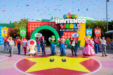 画像ギャラリー No.023のサムネイル画像 / USJの新エリア「SUPER NINTENDO WORLD」グランドオープンセレモニーが開催。宮本 茂氏が,現実に再現されたマリオの世界への思いを語った