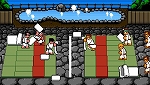 画像ギャラリー No.004のサムネイル画像 / 「熱血硬派くにおくん」が“全日本まくら投げ大会 in 伊東温泉”とコラボ。くにおくんたちによるまくら投げのルール説明動画が公開