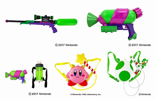 画像ギャラリー No.001のサムネイル画像 / 「スプラトゥーン2」や「カービィ」などをモチーフにした水鉄砲が登場