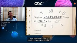 画像ギャラリー No.001のサムネイル画像 / ［GDC 2021］シナリオライターが「台本の読み合わせ」をする意義とは。現役声優によるキャラクター作成術