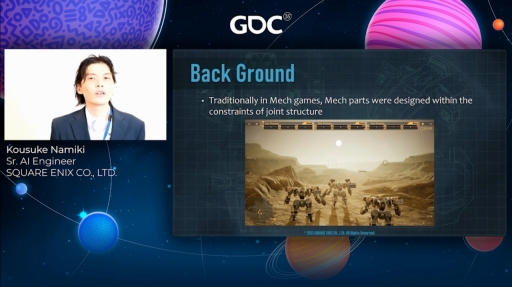 画像ギャラリー No.003のサムネイル画像 / ［GDC 2021］スクウェア・エニックスが，メカのモーションに関する新システム・MULSを公開。デモムービーも披露されたセッションをレポート