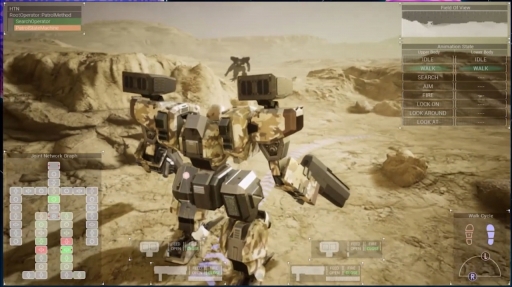 画像ギャラリー No.005のサムネイル画像 / ［GDC 2021］スクウェア・エニックスが，メカのモーションに関する新システム・MULSを公開。デモムービーも披露されたセッションをレポート