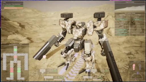 画像ギャラリー No.007のサムネイル画像 / ［GDC 2021］スクウェア・エニックスが，メカのモーションに関する新システム・MULSを公開。デモムービーも披露されたセッションをレポート