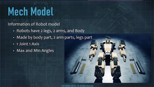 画像ギャラリー No.015のサムネイル画像 / ［GDC 2021］スクウェア・エニックスが，メカのモーションに関する新システム・MULSを公開。デモムービーも披露されたセッションをレポート