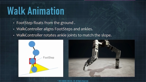 画像ギャラリー No.021のサムネイル画像 / ［GDC 2021］スクウェア・エニックスが，メカのモーションに関する新システム・MULSを公開。デモムービーも披露されたセッションをレポート