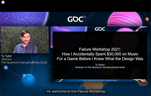 画像ギャラリー No.014のサムネイル画像 / ［GDC 2021］今年もFailure Workshopがやってきた。作者自ら「最低のゲームと最高のサントラ」と評するリズムゲームに，何が起こったのか