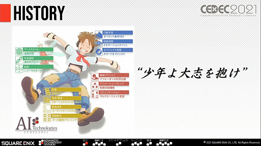 画像ギャラリー No.001のサムネイル画像 / ［CEDEC 2021］知性と感情を持ったNPCとのコミュニケーションを実現するスクウェア・エニックスの取り組み