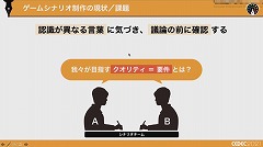 画像ギャラリー No.009のサムネイル画像 / ［CEDEC 2021］複数名のシナリオライターがどのように共同作業を進めるべきか。アカツキが考える“至高のシナリオチーム”の作り方