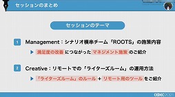 画像ギャラリー No.033のサムネイル画像 / ［CEDEC 2021］複数名のシナリオライターがどのように共同作業を進めるべきか。アカツキが考える“至高のシナリオチーム”の作り方