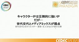 画像ギャラリー No.006のサムネイル画像 / ［CEDEC 2021］IPと語り方の進化が，物語に新たな楽しみを生み出す。キャラクターIPのメディアミックス展開を考えるセッションをレポート
