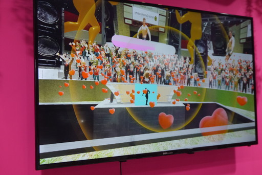 画像ギャラリー No.006のサムネイル画像 / ［TGS 2021］VRでボディビルダーになる！インパクト抜群のゲームが揃った，バンタンゲームアカデミーブースレポート