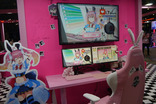 画像ギャラリー No.011のサムネイル画像 / ［TGS 2021］VRでボディビルダーになる！インパクト抜群のゲームが揃った，バンタンゲームアカデミーブースレポート