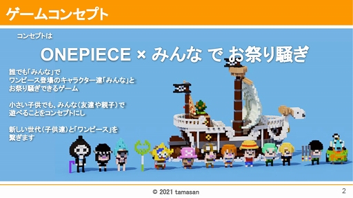 画像ギャラリー No.004のサムネイル画像 / 集英社ゲームクリエイターズ CAMP,「ONE PIECE」ゲームコンテストの結果が発表に。大賞作品は製品化へ