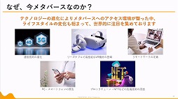 画像ギャラリー No.024のサムネイル画像 / 定義があいまいな状態でバズワード化する“メタバース”。近年の動向やマーケティングの導入事例などが語られた2講演をレポート