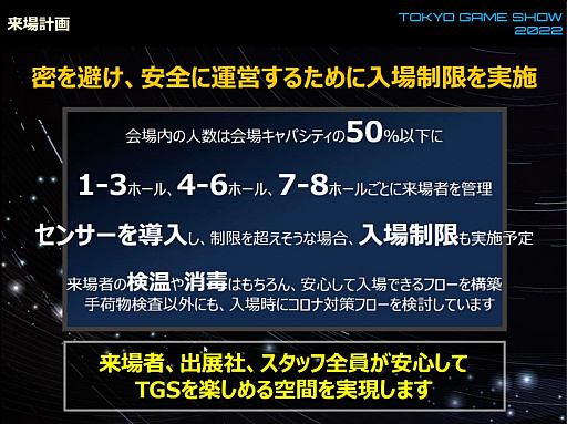 画像ギャラリー No.010のサムネイル画像 / 「東京ゲームショウ2022」開催発表会レポート。幕張メッセにて2022年9月15日〜18日開催。16日のビジネスデイは14:00から一般入場可