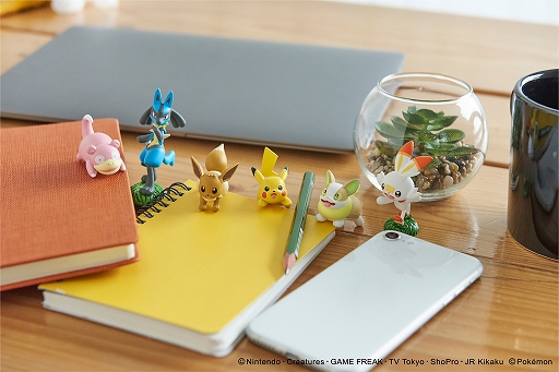 画像ギャラリー No.002のサムネイル画像 / ポケモンが鉛筆や机の上で揺れる「ポケモンビョンビョンキャップ」(全6種類)が発売に