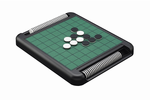 画像ギャラリー No.009のサムネイル画像 / 「カラーオセロ」が4月下旬に発売。盤面とオセロ石がオレンジ,ブルー,パールブラックに