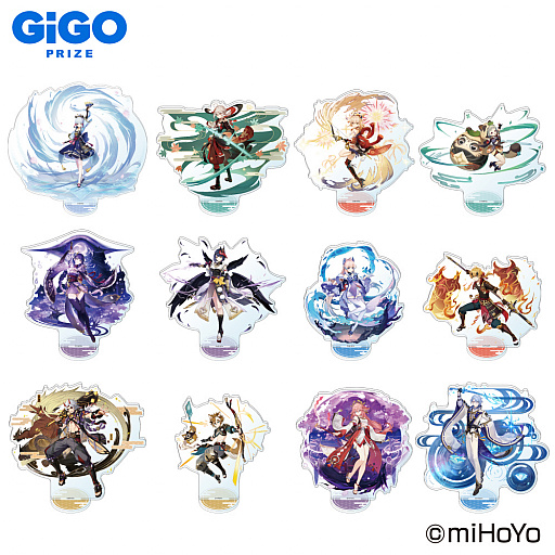 画像ギャラリー No.007のサムネイル画像 / クレーンゲーム景品の新ブランド“GiGO PRIZE”誕生。景品第1弾は「原神」のアクリルスタンドやぬいぐるみなど