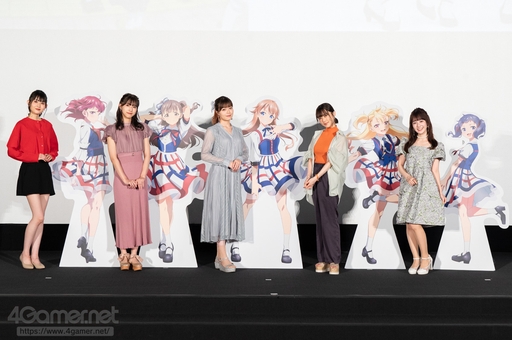 画像ギャラリー No.002のサムネイル画像 / TVアニメ「シャインポスト」の先行試写会が開催に。“絶対アイドル”を目指すTINGSのキャスト5人が登壇し,作品への思いを語った