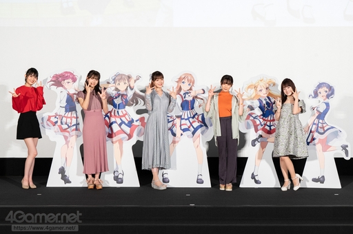 画像ギャラリー No.003のサムネイル画像 / TVアニメ「シャインポスト」の先行試写会が開催に。“絶対アイドル”を目指すTINGSのキャスト5人が登壇し,作品への思いを語った