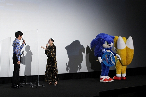 画像ギャラリー No.009のサムネイル画像 / 「ソニック・ザ・ムービー/ソニック VS ナックルズ」舞台挨拶をレポート。前作からパワーアップした内容にソニック役の中川大志さんも絶賛