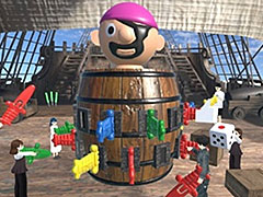 仮想空間で遊ぶ「メタバース 黒ひげ危機一発」が本日登場。メタバースプラットフォーム・cluster上で展開される，玩具を遊ぶ新ワールド