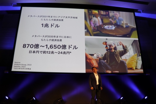 画像ギャラリー No.007のサムネイル画像 / Metaが見据えるメタバースの将来像とは。Facebook Japan 代表取締役 味澤将宏氏による「メタバースの構築に向けて」聴講レポート