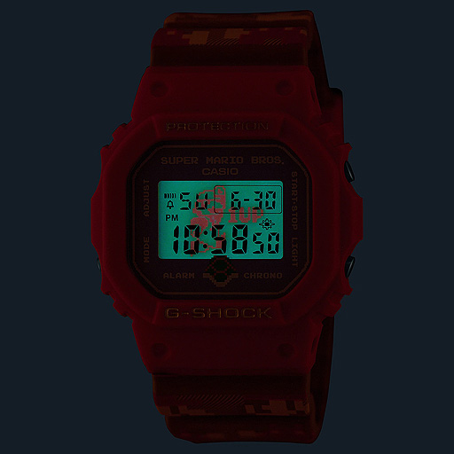 画像ギャラリー No.007のサムネイル画像 / G-SHOCKの「スーパーマリオブラザーズ」コラボモデル発表。“マリオ”らしい遊び心満載のカラーとデザインを採用した一品