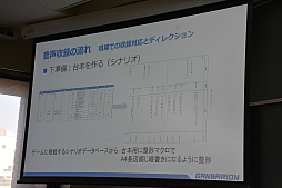 画像ギャラリー No.004のサムネイル画像 / ［CEDEC＋KYUSHU］キャラクターボイスの立ち会い収録とリモート収録の違いとは。ガンバリオンの事例が語られたセッションをレポート