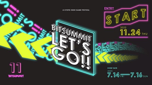画像ギャラリー No.002のサムネイル画像 / インディーズゲームイベント「BitSummit Let's Go!!」は2023年7月14日〜16日の3日開催に。出展エントリーの受付がスタート