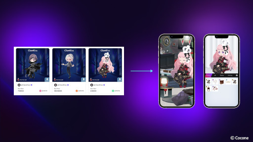 画像ギャラリー No.003のサムネイル画像 / 「ClawKiss」本日グローバルサービス開始。Dress & EarnのWeb3アプリ