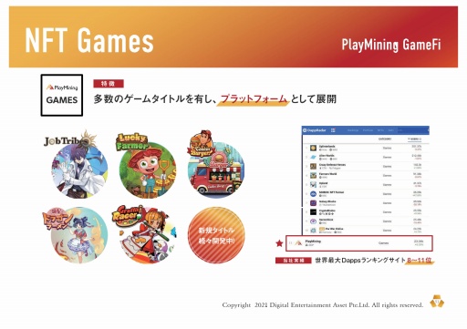 画像ギャラリー No.067のサムネイル画像 / 新しいゲームの形「GameFi」とは。プラットフォーム「PlayMining」体験会のセッションをレポート