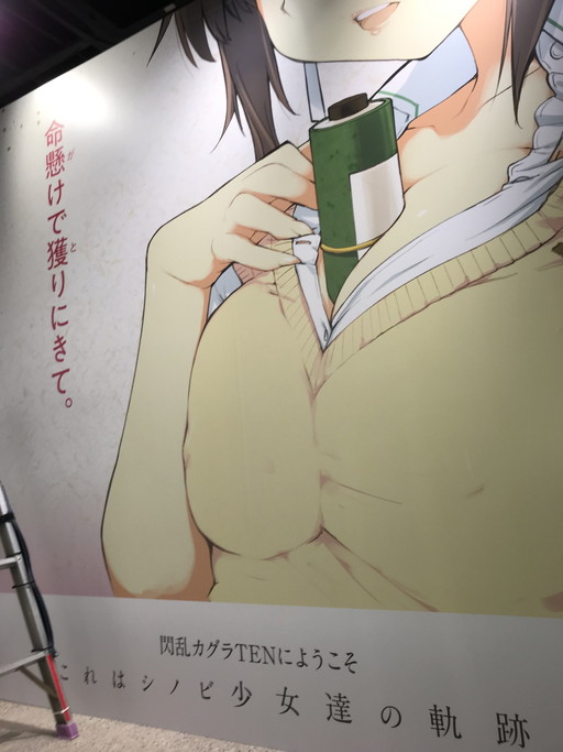 画像ギャラリー No.011のサムネイル画像 / 「閃乱カグラ」シリーズ10周年を記念した“閃乱カグラTEN”が本日スタート。人よりも大きい巨大なマウスパッドも