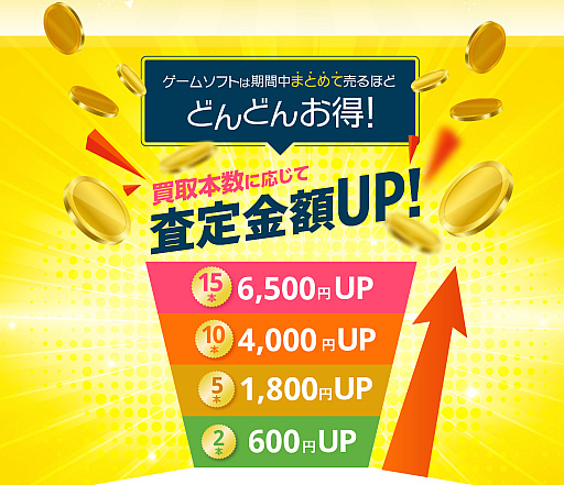 画像ギャラリー No.020のサムネイル画像 / 【PR】ゲオが“ゲーム買取UPキャンペーン”を実施中。2本から600円，15本では6500円も査定額がアップ