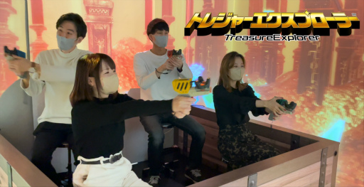 画像ギャラリー No.005のサムネイル画像 / ［JAEPO2023］トロッコに乗って遺跡を爆走するXR（クロスリアリティ）アトラクション「トレジャーエクスプローラー」をプレイしてきた