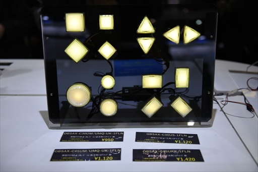 画像ギャラリー No.016のサムネイル画像 / ［JAEPO2023］音ゲー用静音ボタンの参考出展も。「三和電子ブース」に展示されていた製品ラインナップを紹介