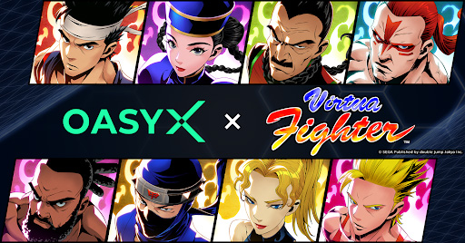 画像ギャラリー No.002のサムネイル画像 / Oasys初のNFTプロジェクト「OASYX」が「バーチャファイター」3作品とコラボ。コラボ版NFTは3月中に配布,キャラの公開(リビール)は4月
