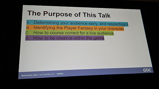 画像ギャラリー No.003のサムネイル画像 / ［GDC 2023］海外における乙女ゲームのシナリオ制作技法とは。SurviosのRobertson氏による圧倒的な熱量を持った講演をレポート