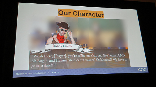 画像ギャラリー No.006のサムネイル画像 / ［GDC 2023］海外における乙女ゲームのシナリオ制作技法とは。SurviosのRobertson氏による圧倒的な熱量を持った講演をレポート