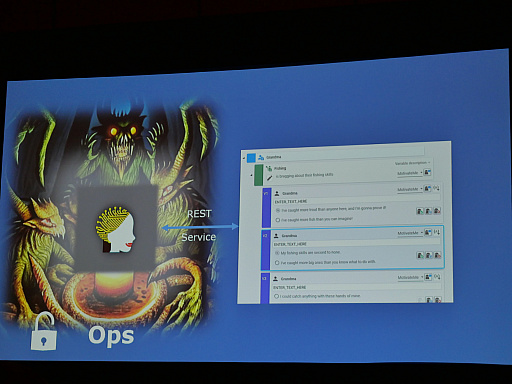 画像ギャラリー No.004のサムネイル画像 / ［GDC 2023］脚本執筆の補助を行うAIツール「Ghostwriter」で，NPCのセリフが豊かになる？