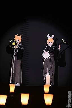 画像ギャラリー No.015のサムネイル画像 / 「超歌舞伎 Powered by NTT」レポート。中村獅童さんと初音ミクが共演した“御伽草紙戀姿絵”は最新の技術でさらに進化［超会議2023］
