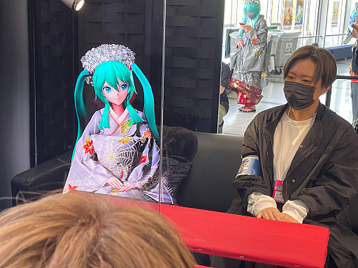 画像ギャラリー No.016のサムネイル画像 / 「超歌舞伎 Powered by NTT」レポート。中村獅童さんと初音ミクが共演した“御伽草紙戀姿絵”は最新の技術でさらに進化［超会議2023］