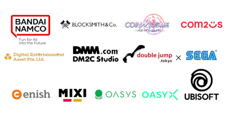 画像ギャラリー No.002のサムネイル画像 / ブロックチェーンゲーム発表会「Oasys Special Event」に登壇する企業の一覧が公開に。バンダイナムコなどの大企業も名を連ねる