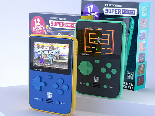 画像ギャラリー No.001のサムネイル画像 / タイトー/カプコンのゲームを10本以上収録した「Super Pocket」の予約が欧州&北米でスタート。Evercade互換でカートリッジを利用可能